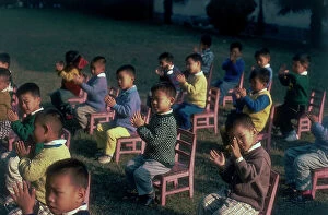 Images Dated 18th July 2008: Recreation time at a kindergarten in Shanghai, 1974, Shanghai