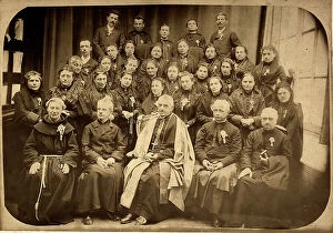 Images Dated 18th April 2011: Religious group photographed after the pontifical audience of 24 May 1891