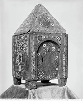 Images Dated 16th June 2009: Reliquary with Limosini enamel, thirteenth century, Bargello National Museum, Florence