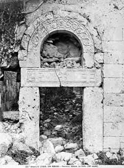 Images Dated 17th April 2008: The remains of the portal of San Rabano Abbey near Grosseto
