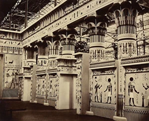 Images Dated 5th April 2011: Reproduction of the Egyptian courtyard inside the Crystal Palace, London