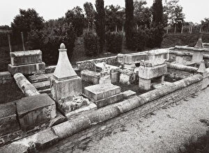 Images Dated 19th September 2003: Roman burial ground in Aquileia