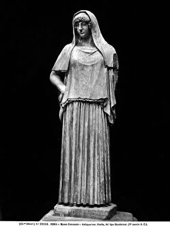 Images Dated 23rd September 2011: Roman statue of Hestia conserved in the Museum of The Palazzo dei Conservatori in Rome as part of