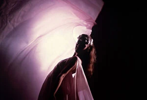 Images Dated 5th November 2009: Rome. Recreation of the Loie Fuller dance for the film on the 'Liberty' period