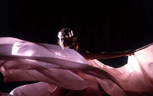 Images Dated 5th November 2009: Rome. Recreation of the Loie Fuller dance for the film on the 'Liberty' period