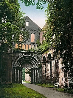Images Dated 22nd November 2011: Ruins of the convent, in Paulinzella, Thuringia, Germany