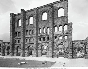 Images Dated 30th September 2008: The ruins of the Roman Theater in Aosta