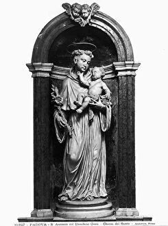 Images Dated 13th April 2010: S. Antonio with Jesus, marble, Basilica di S. Antonio called as il Santo, Padua