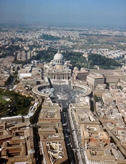 Images Dated 4th October 2006: Saint Peter's Basilica and Via della Conciliazione