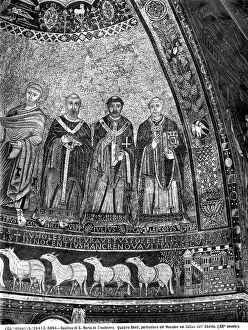 Images Dated 28th November 2007: Four Saints (S. Peter, Pope S. Cornelius, Pope S. Giulio and S. Calepodius)