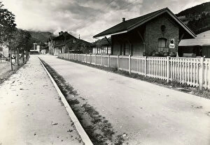 Images Dated 15th April 2010: The San Candido railway station on the Fortezza - Lienz (A) stretch