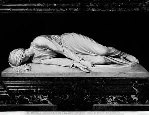 Images Dated 23rd May 2011: Santa Cecilia, marble, Stefano Maderno (1570-1636), Church of Santa Cecilia in Trastevere in Rome