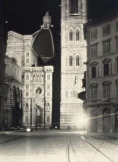 Images Dated 7th March 2008: 'Santa Maria del Fiore at Night', Florence