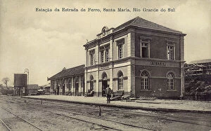 Images Dated 27th October 2011: Santa Maria a Rio Grande do Sul, train station in Brazil