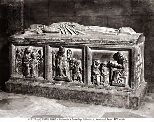 Images Dated 4th March 2008: Sarcophagus of the Bishop Bonifacio from Modena commissioned by himself when he was still alive