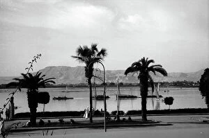 Images Dated 8th September 2011: Scenic view on the River Nile, Thebes (ancient Luxor)