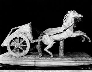 Images Dated 12th June 2009: Sculpture of a chariot, at the Vatican Museum in Rome