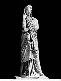 Images Dated 28th March 2008: Sculpture depicting Pudicizia, conserved in the Chiaramonti Museums, the Vatican