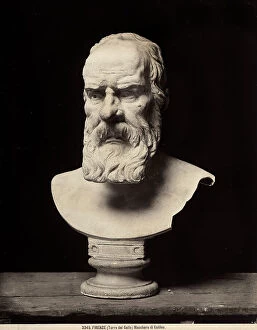 Images Dated 28th November 2008: Sculpture of the head of physicist and astronomer Galileo Galilei; work formerly collocated in