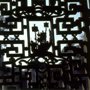 Images Dated 18th July 2008: Shanghai. Mandarin area, detail of a grating, 1974