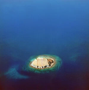 Images Dated 1st July 2011: Shooting from the sky of small islands east of Java Island