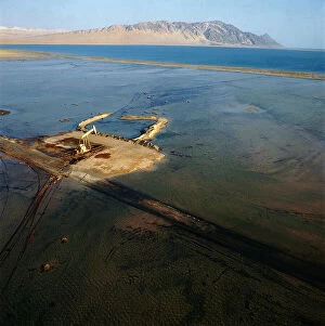Images Dated 21st December 2011: Sinai. Red Sea views from the sky and the coast of the lagoon