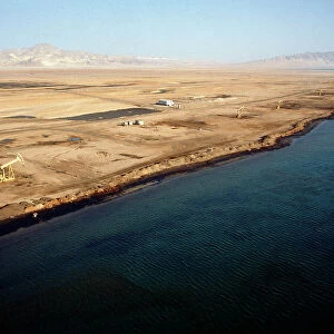 Images Dated 21st December 2011: Sinai. Red Sea views from the sky and the coast of the lagoon