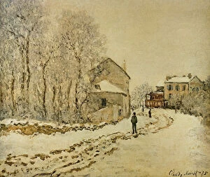 Images Dated 3rd March 2011: Snow at Argenteuil, oil on canvas, Claude Monet (1840-1926), exhibited at the 800 French in Florence