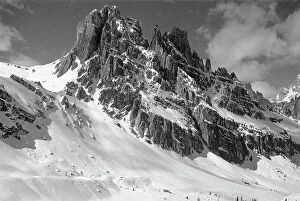Images Dated 20th September 2011: Snowy mountain, Cortina d'Ampezzo