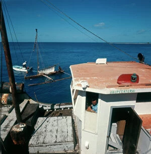 Images Dated 11th January 2012: Society Islands. The 'golette' services among the Society Islands and the Leeward Islands