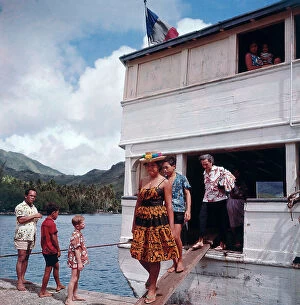 Images Dated 10th January 2012: Society Islands. The 'golette' services among the Society Islands and the Leeward Islands