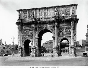 Images Dated 28th May 2008: The southern side of the arch of Costantine in Rome