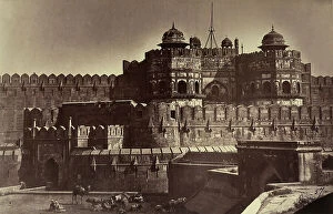 Images Dated 17th November 2011: A souvenir of Odoardo Beccari's journeys: the Red Fort in Agra, India