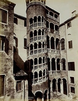 Images Dated 25th January 2011: Spiral staircase outside the Palazzo Contarini del Bovolo, Venice