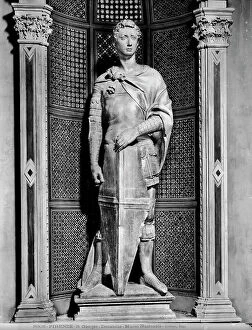 Images Dated 16th October 2009: St. George, marble, Donato di Niccol di Betto Bardi, called Donatello (1386-1466)