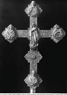 Images Dated 27th April 2012: Stational cross, back side, work by Lorenzo d'Ascoli preserved in the Parish Church dell'Assunta