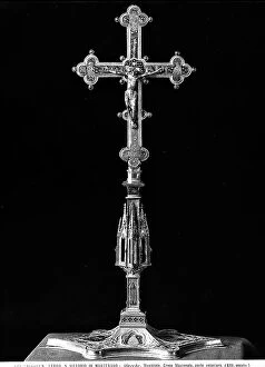 Images Dated 23rd April 2012: Stationary Cross (front part), in the Town Hall of S. Vittoria, Matenano, Ascoli Piceno