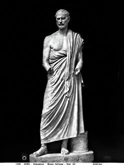Images Dated 17th August 2011: Statue of Demosthenes, in the Vatican Museums, Vatican City