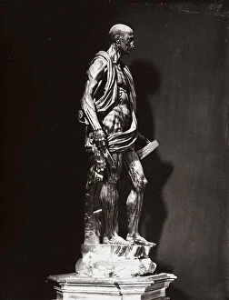 Images Dated 28th February 2008: Statue depicting St. Bartholomew, flayed, by Marco d'Agrate, in the Cathedral of Milan