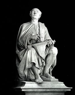 Images Dated 27th May 2008: Statue of Filippo Brunelleschi, located in the Piazza del Duomo (Cathedral Square) in Florence