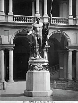 Images Dated 17th December 2010: Statue of Napoleon Bonaparte sculpted by Luigi and Francesco Righetti, from Antonio Canova's model