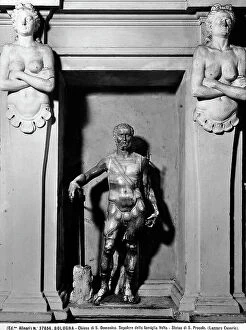 Images Dated 17th April 2012: Statue of S. Procolo, detail of the sepulchre of the Volta family