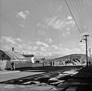 Images Dated 10th November 2011: A street in a village near the city of Ushuaia in Patagonia