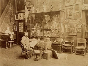 Images Dated 4th April 2011: Studio of the Painter Albert Maignan