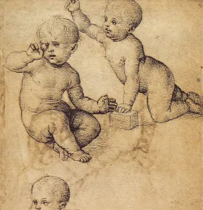 Collection Beaux-Arts - Dessins Impressions: Studio de putti