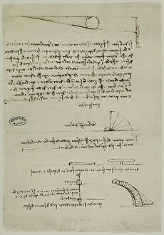 Images Dated 1st October 2009: Study of physics and on the perspective of the human figure: work of Leonardo da Vinci belonging