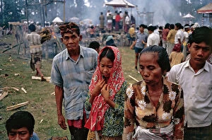 Images Dated 23rd August 2011: Sunda Islands. Island of Bali. Cremation collective with more than 500 deaths
