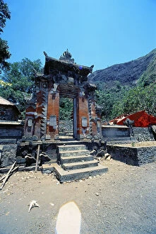 Images Dated 7th September 2011: Sunda Islands. Island of Bali. Portal built a sacred area at the base of the volcano Catur