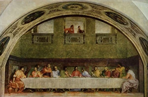 Images Dated 23rd February 2011: Last supper, fresco, Andrea del Sarto (1486-1530), Cenacolo Museum by Andrea del Sarto, Florence
