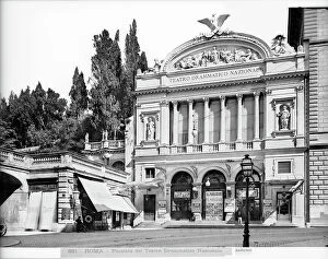 Images Dated 20th December 2012: Teatro Drammatico Nazionale in via IV Novembre, Rome. The theater was inaugurated July 28, 1886